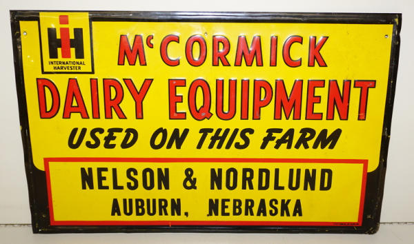 Farm Sign & Advertising LIVE Auction--Featuring IH!